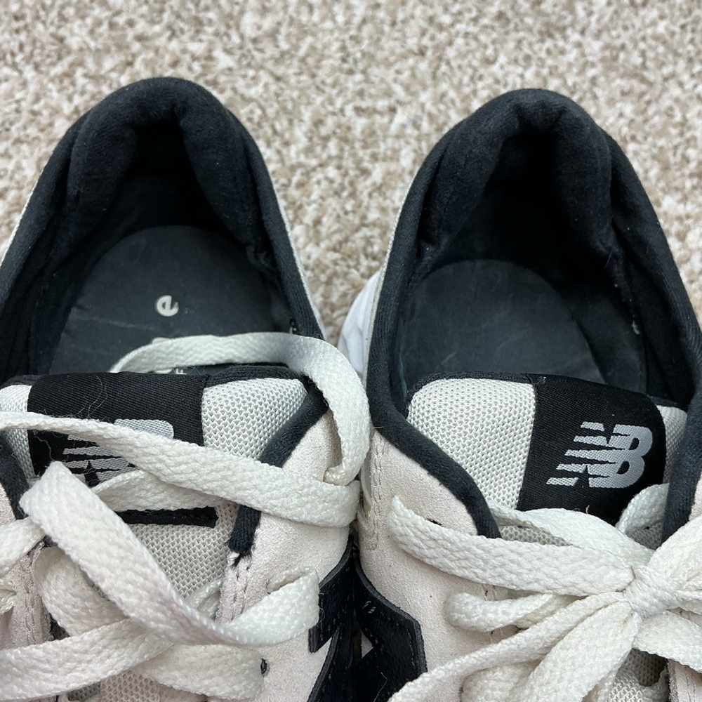 New Balance Cream and Black Athletic Sneakers - Picture 6 of 12